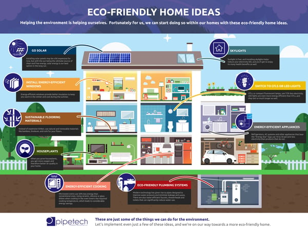 Eco-friendly Home Ideas Infographic