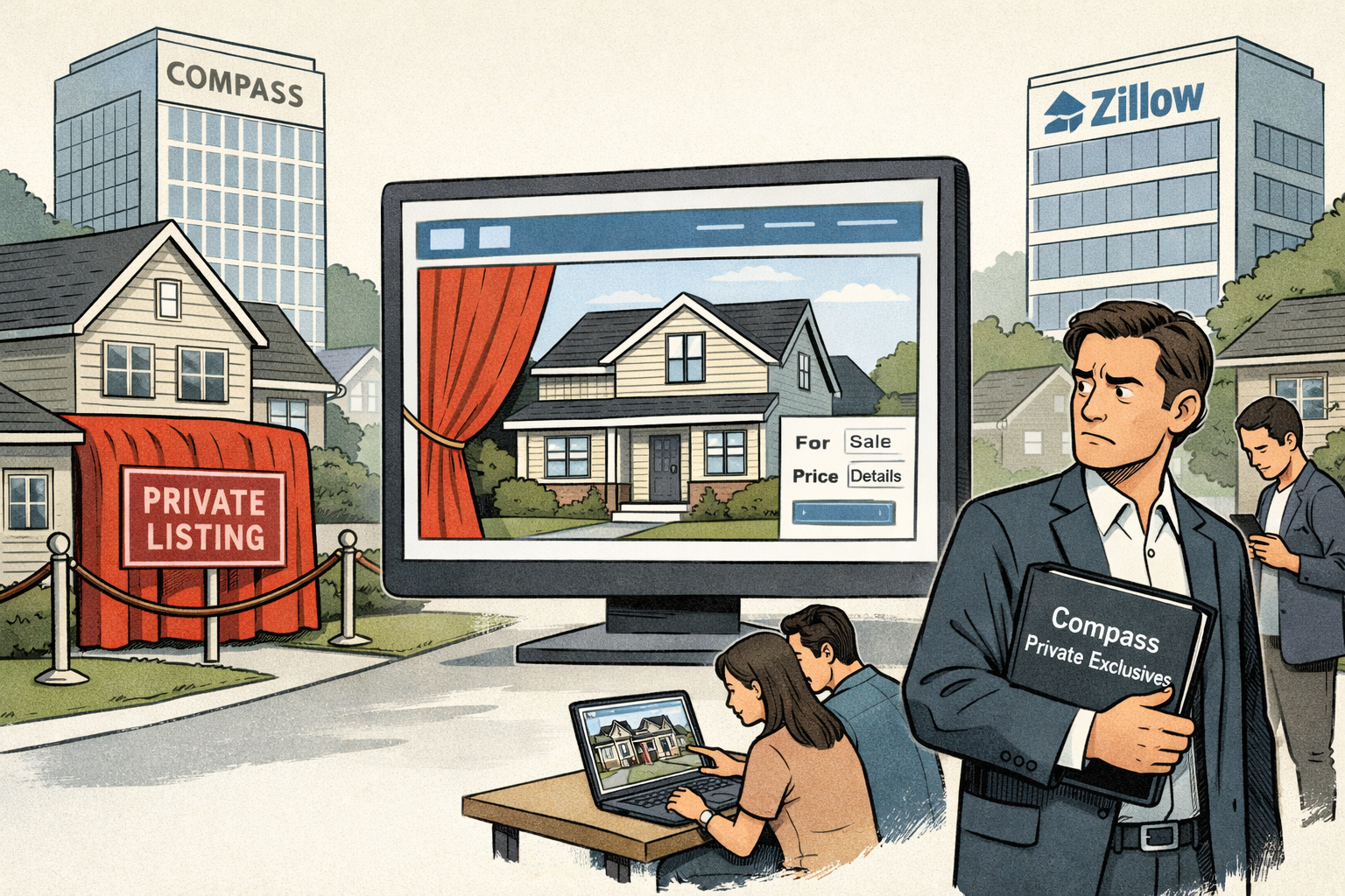 Compass "Private Listings" Are Coming to Redfin